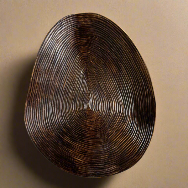 Brown center plate - Large