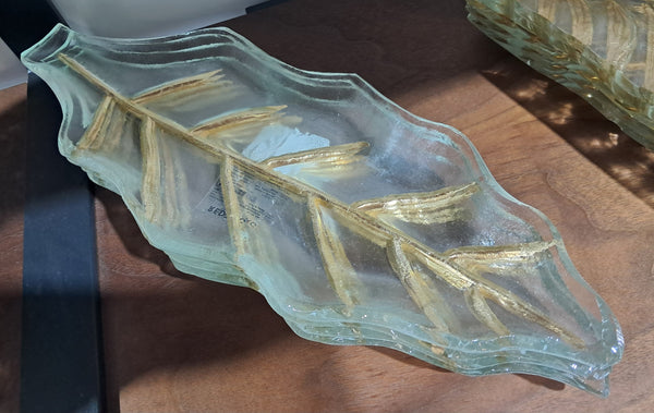 Gold Leaf Platter