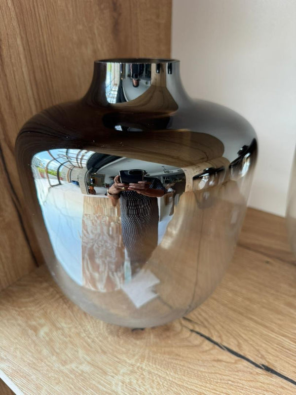 Glass vase - Black fade