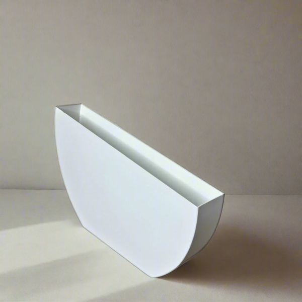 Metal Split circle vase