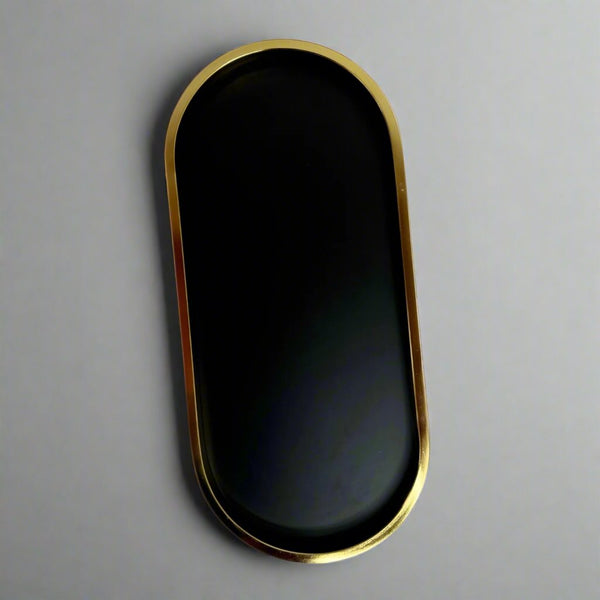 Metal gold tray