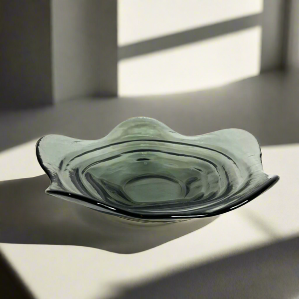 Glass plate - Large flower