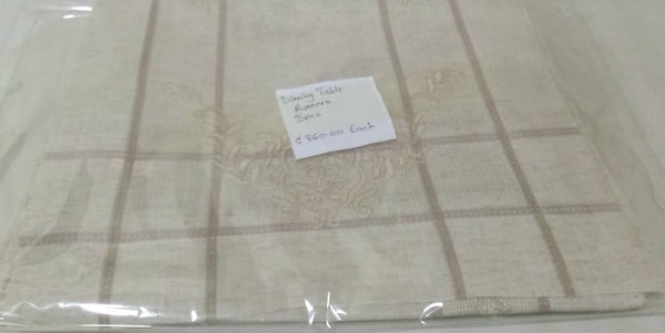 Dining table runner - cream