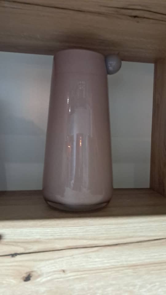 Tall pink tone vase