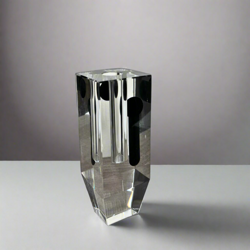 Crystal glass Vase sharp edges – view 2