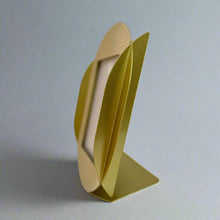 Gold & leather picture frame