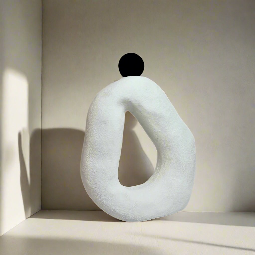 white stonestyle ornament – view 2