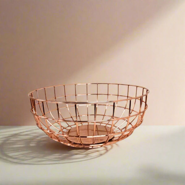 Metal fruit basket