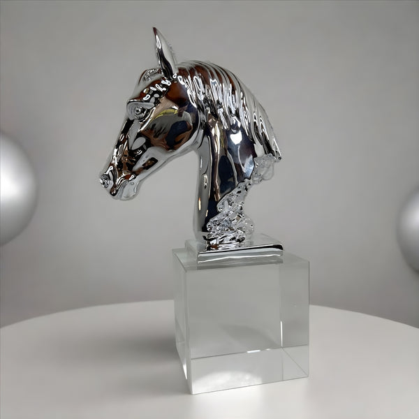 Horse head ornament