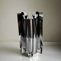 Silver Metal Vase