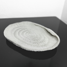 Oval spiral decor tray