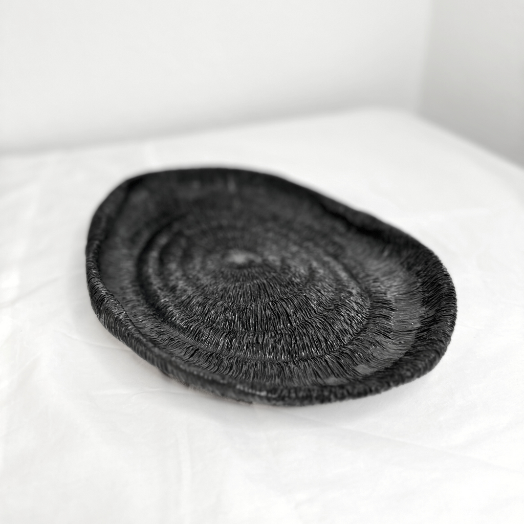 Oval spiral decor tray – view 4