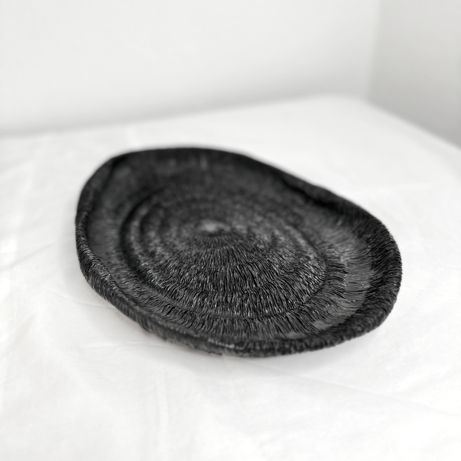 Oval spiral decor tray – view 4