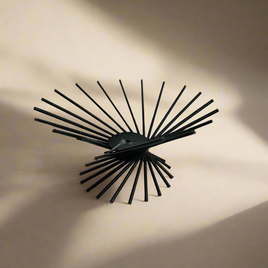 Metal spiral fruit bowl – view 2
