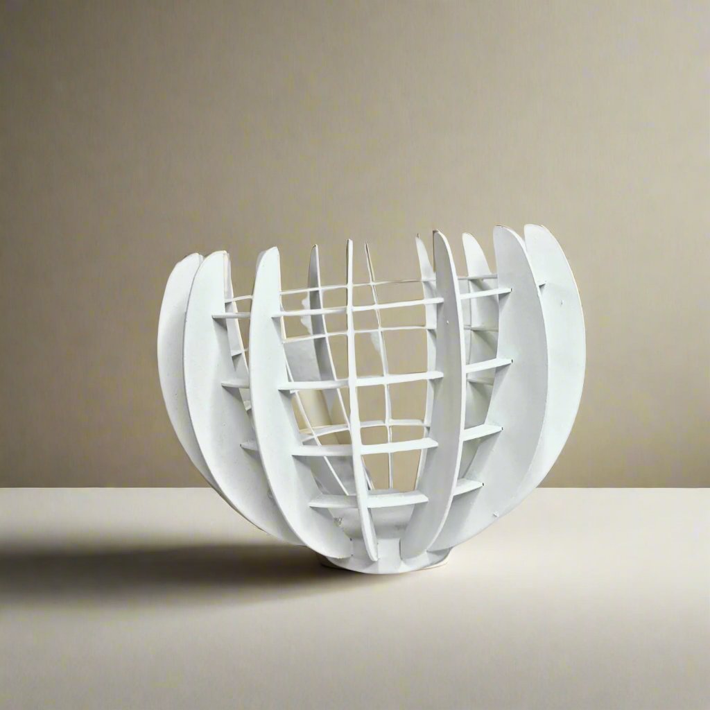 Metal fruit bowl – view 2