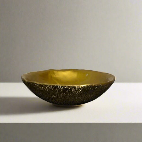 Round textured bowl - Large