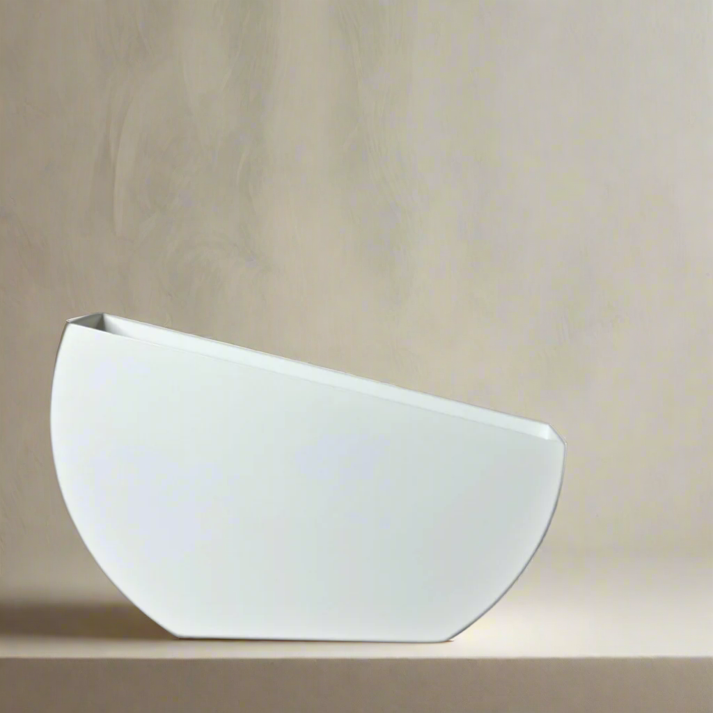 Metal Split circle vase – view 3
