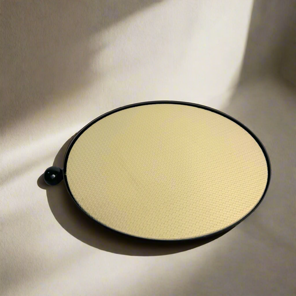 Metal & leather tray – view 7
