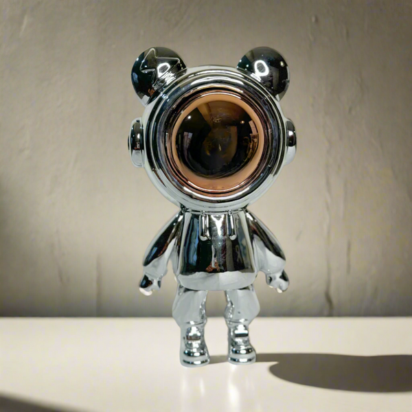 Silver space teddy