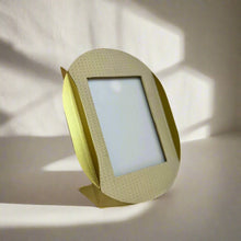 Gold & leather picture frame