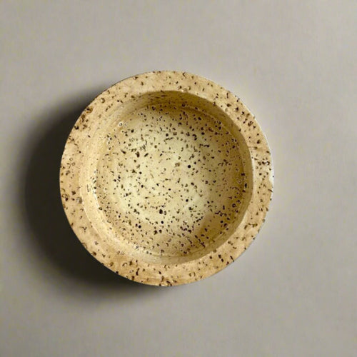 Large Beige tray-bowl