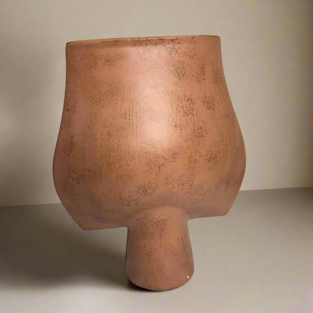 Large brown vase