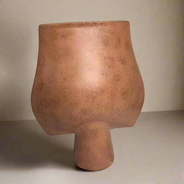 Large brown vase