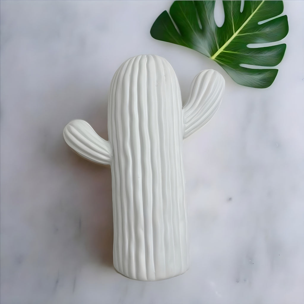 White cactus ornament – view 5