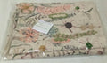 Embroidered floral table runners