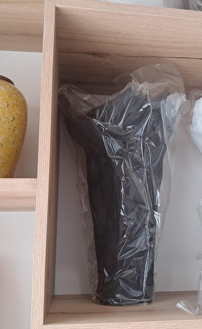 Tree bark shaped vase