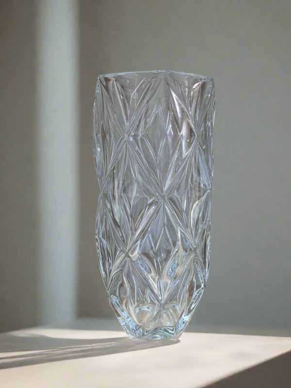 Glass Vase - Diamond designs