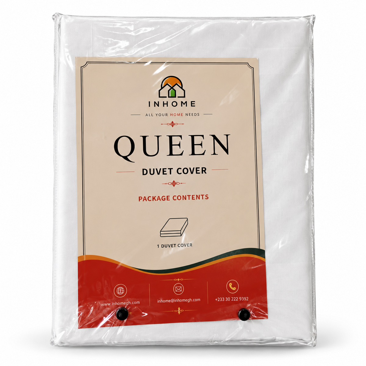 INHOME Duvet Covers – actual intake photograph KDC0002, 1 October 2026