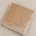 Gold throw pillow — hero