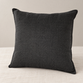 Decorative pillow - black linen — hero