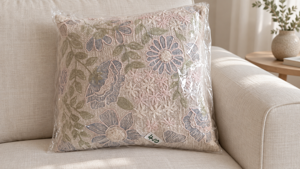 Decorative pillow - Flowers — lifestyle