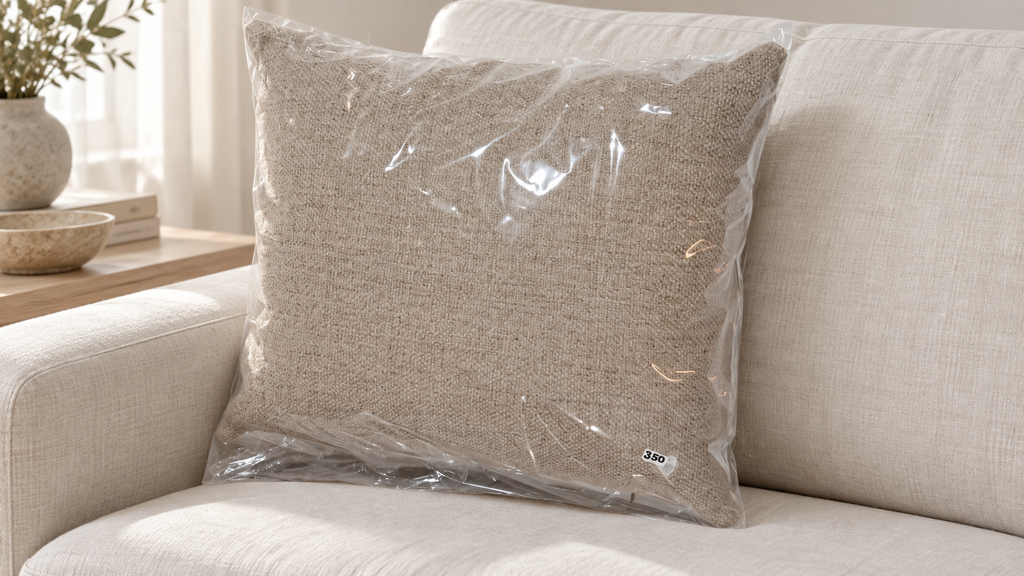 Decorative pillow- beige — lifestyle