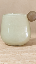 Short Cream vase — hero