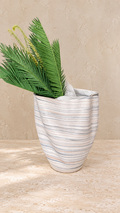 wavey vase with plant — hero