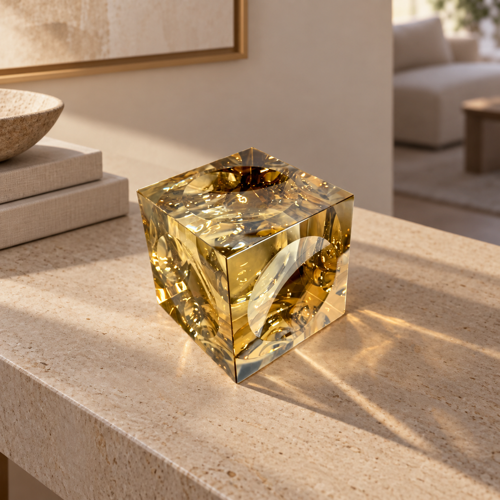 Glass block decoration — lifestyle