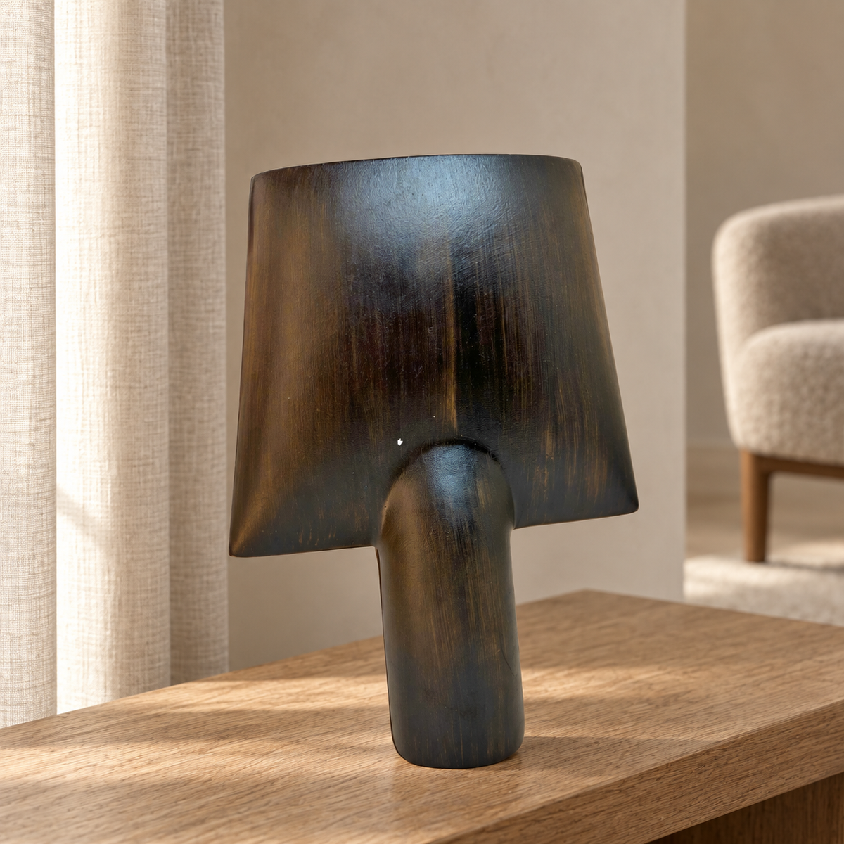 Shovel shape vase — lifestyle