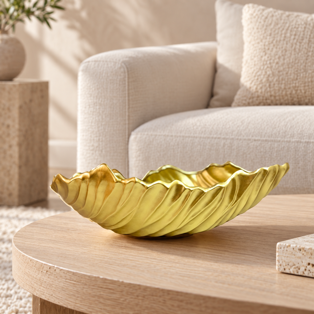 Shell fruit bowl - Large — lifestyle