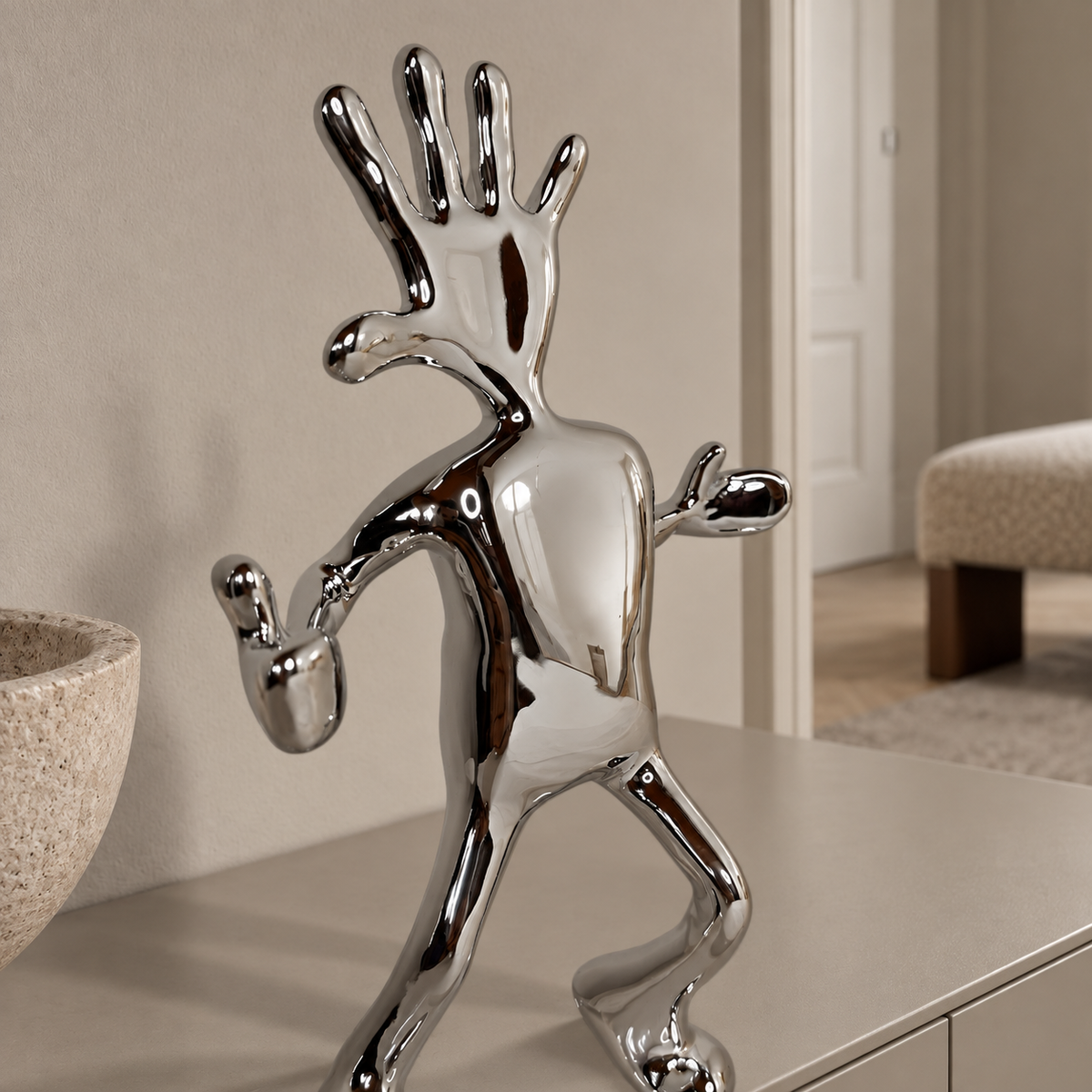 Desktop sculpture - thumbs up — lifestyle