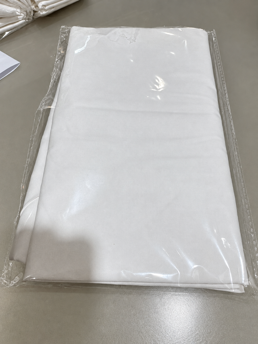 Plain cotton pillow case pair — source enhancement