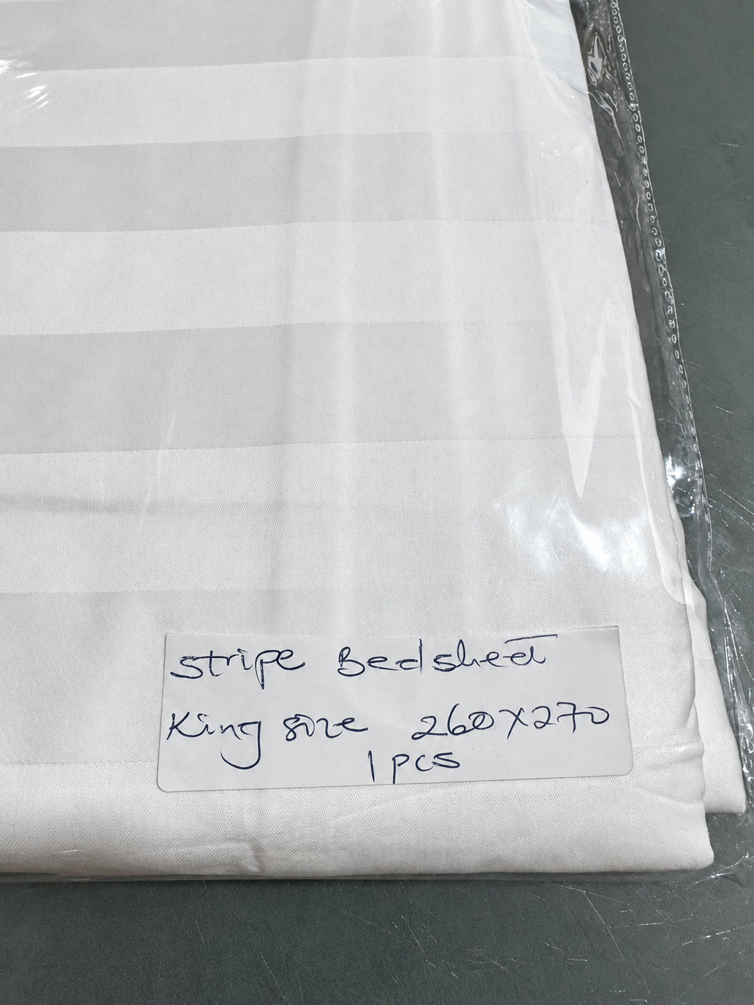 Striped bedsheet - Kingsize — source enhancement