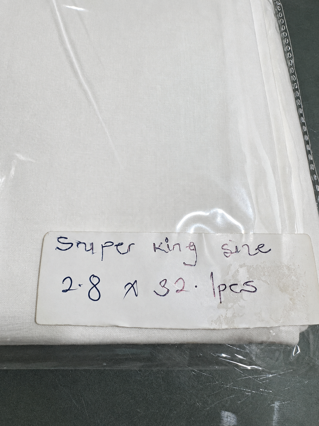 Bedsheet - super king size — source enhancement