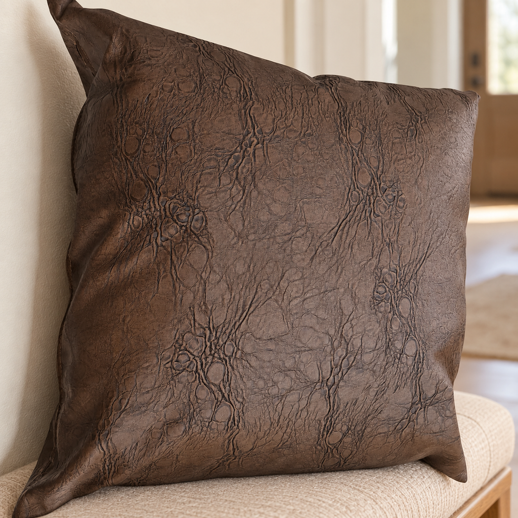 Decorative Pillow/Leather — lifestyle
