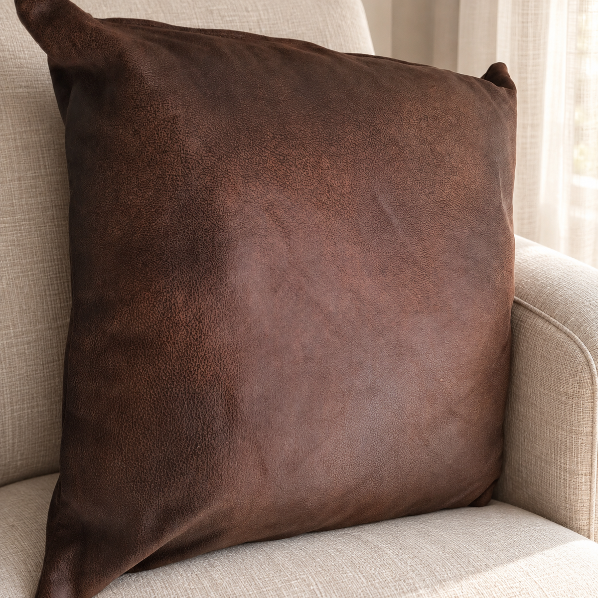 Decorative Pillows/Leather — lifestyle