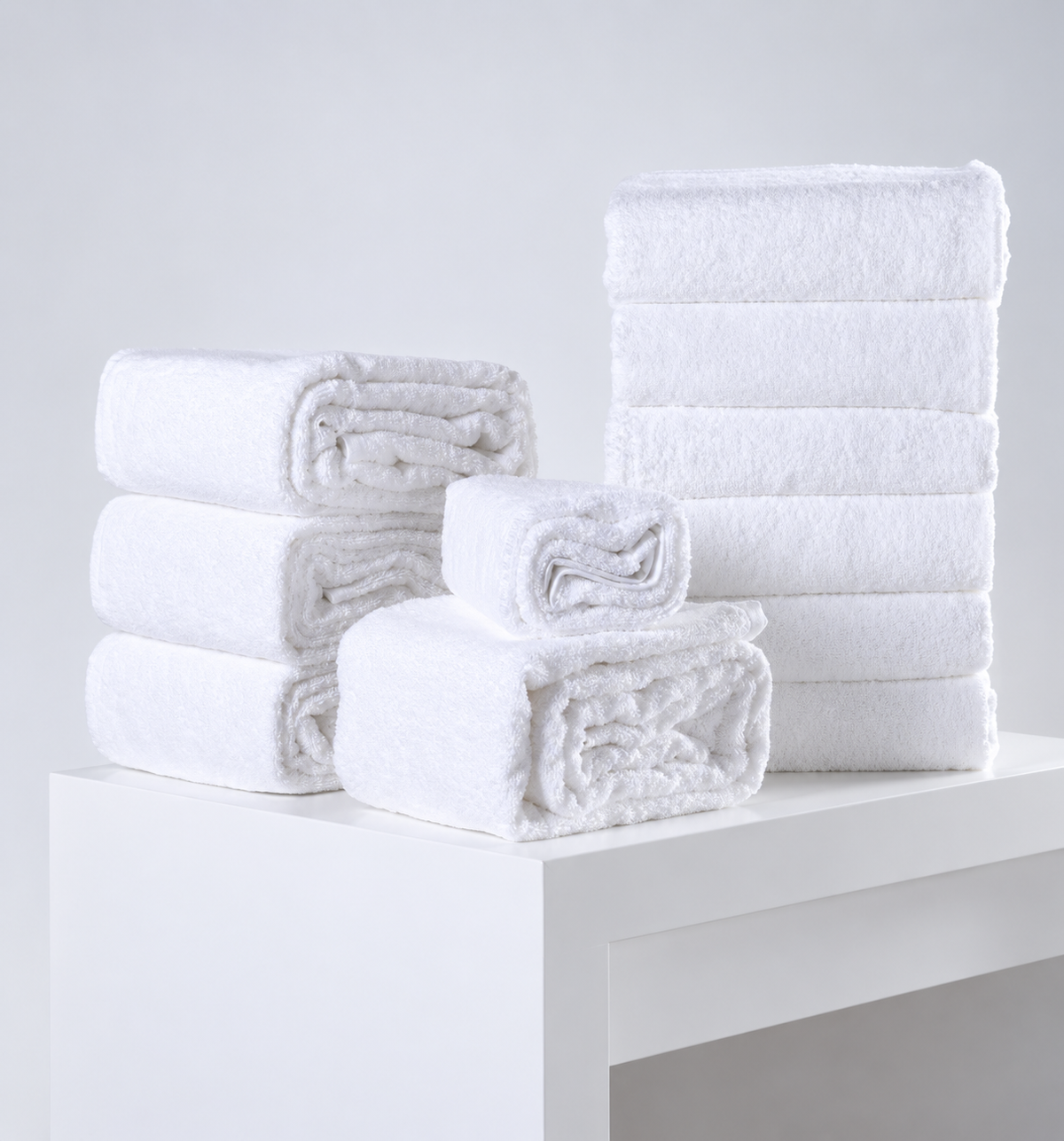 INHOME white towels — Eliya supplier photograph