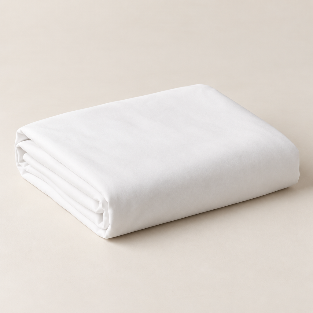 INHOME white bedsheet — Plain style only; hero view; metadata-generated representation